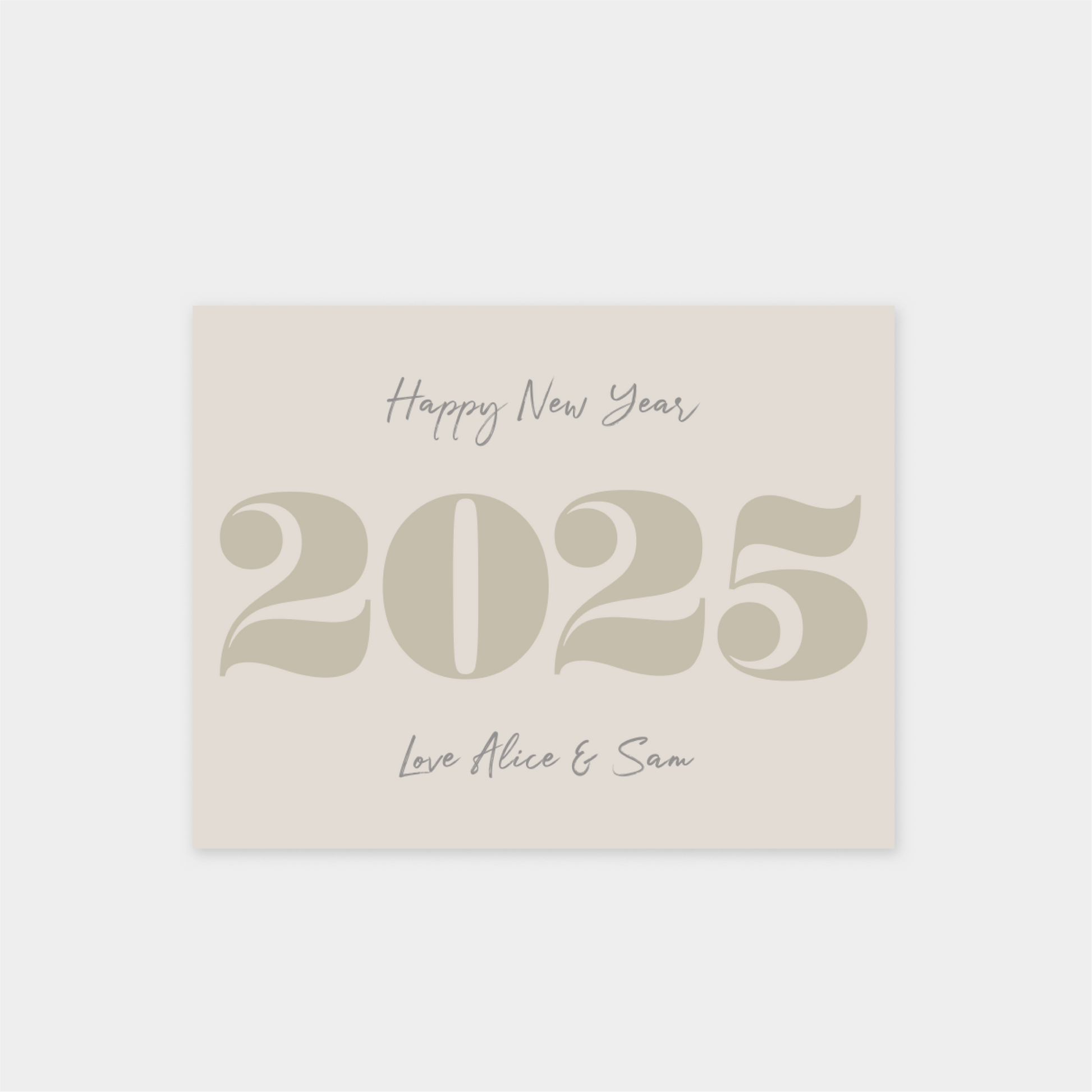 2025 New Years Card IV