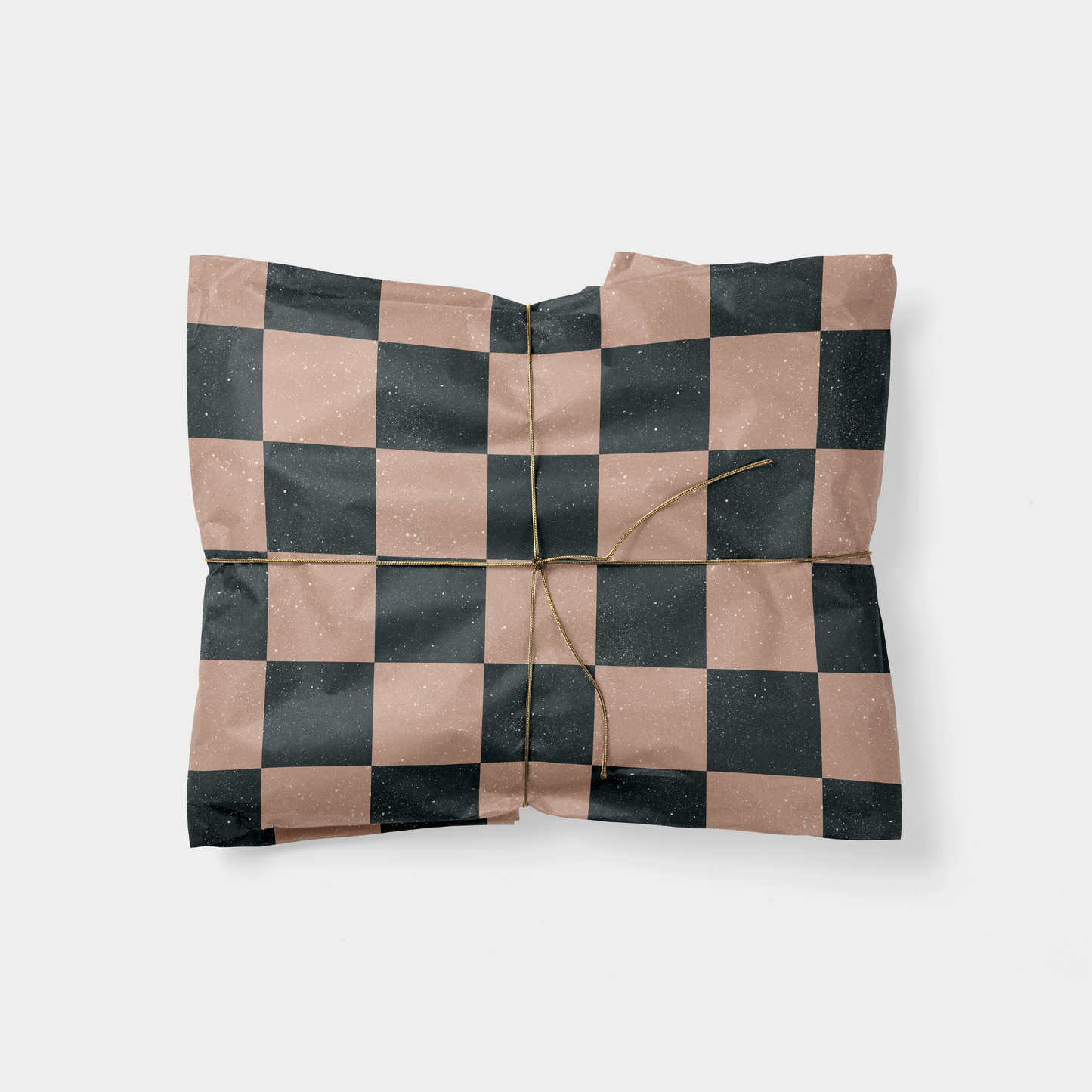 Speckled Checkerboard Gift Wrap VIII