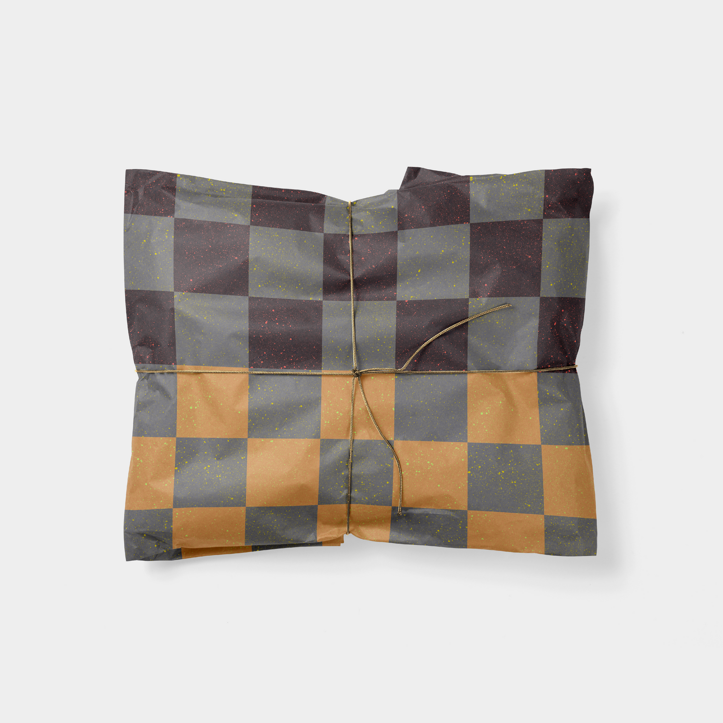 Roze en rood minimalistisch kerstcadeau