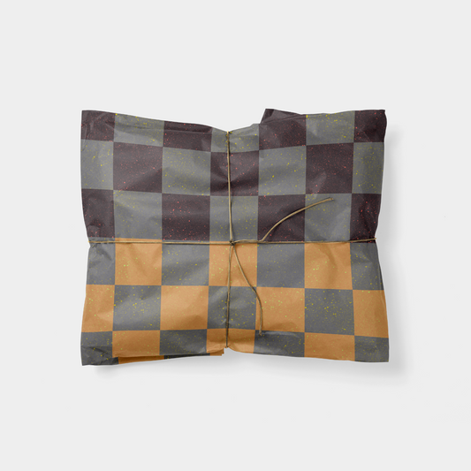 Roze en rood minimalistisch kerstcadeau