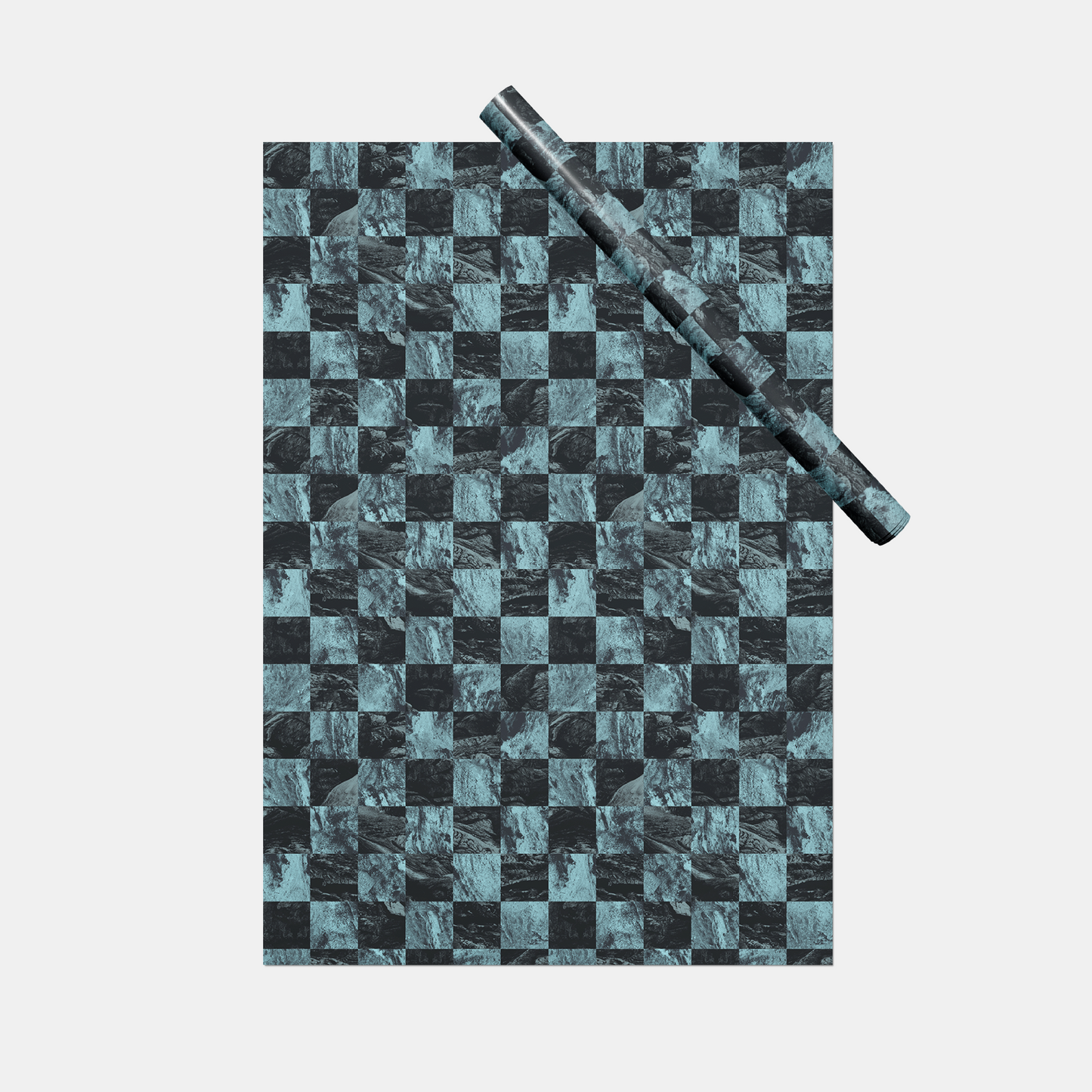 Terrain Checkerboard Gift Wrap III