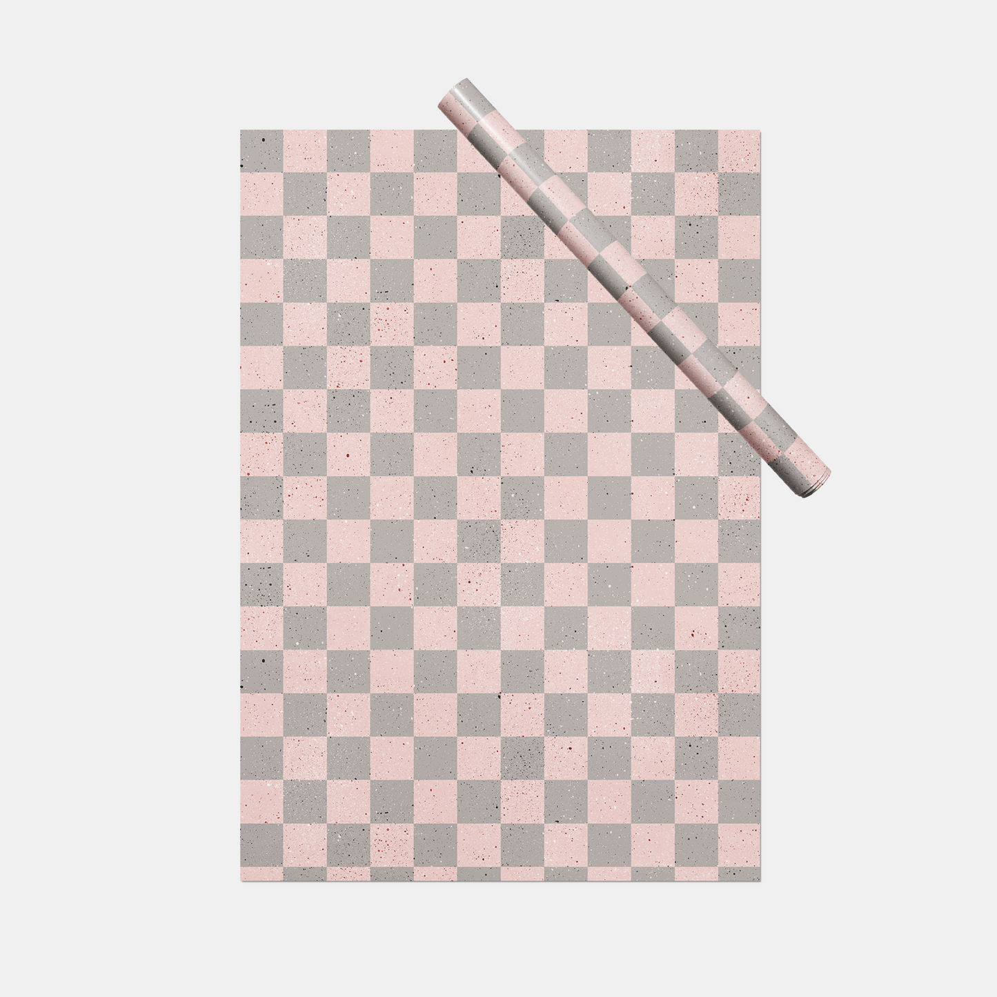 Speckled Checkerboard Gift Wrap II