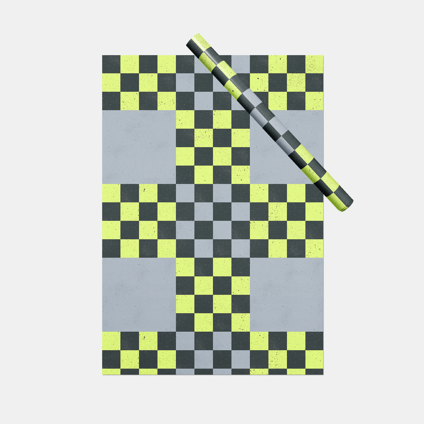 Speckled Checkerboard Gift Wrap V