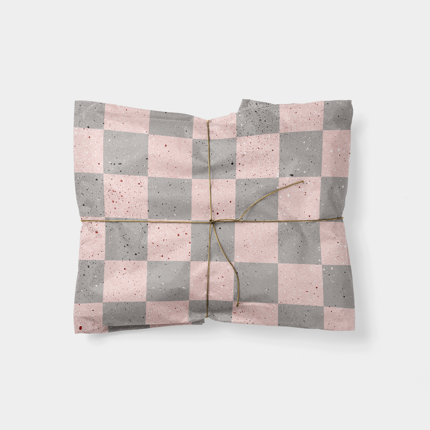 Speckled Checkerboard Gift Wrap II