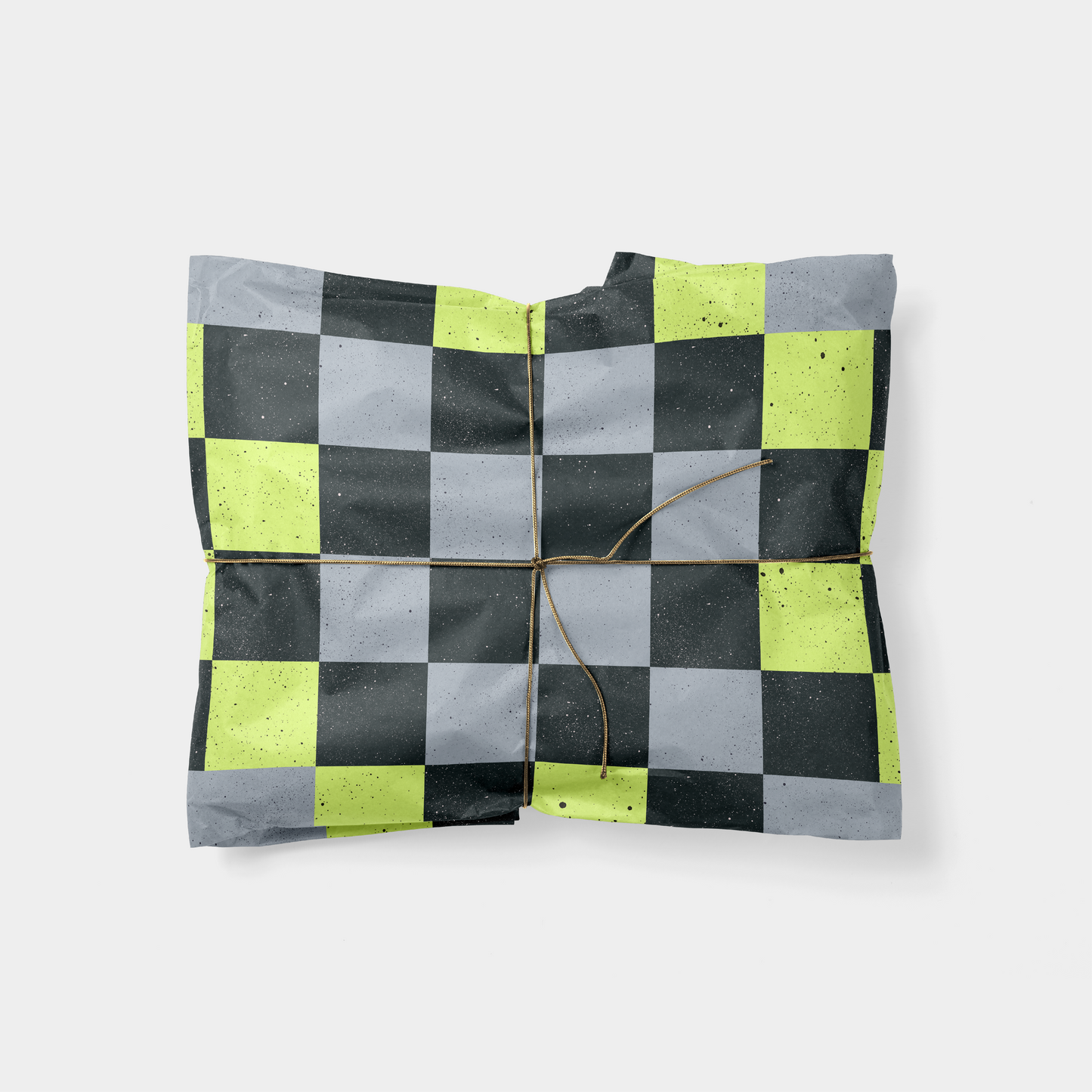 Speckled Checkerboard Gift Wrap V