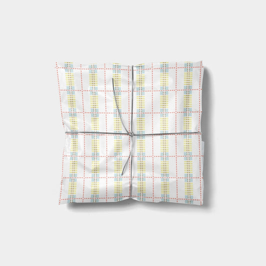 8-Bit Plaid Gift Wrap-Gift Wrapping-The Design Craft