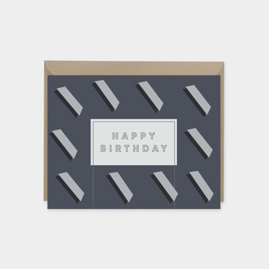 Art Deco Birthday Card-Greeting & Note Cards-The Design Craft