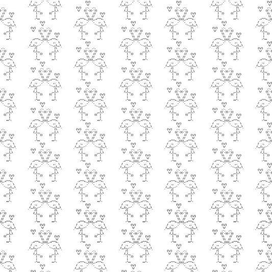 Ascii Art 10, Surface Design-Surface Design-The Design Craft