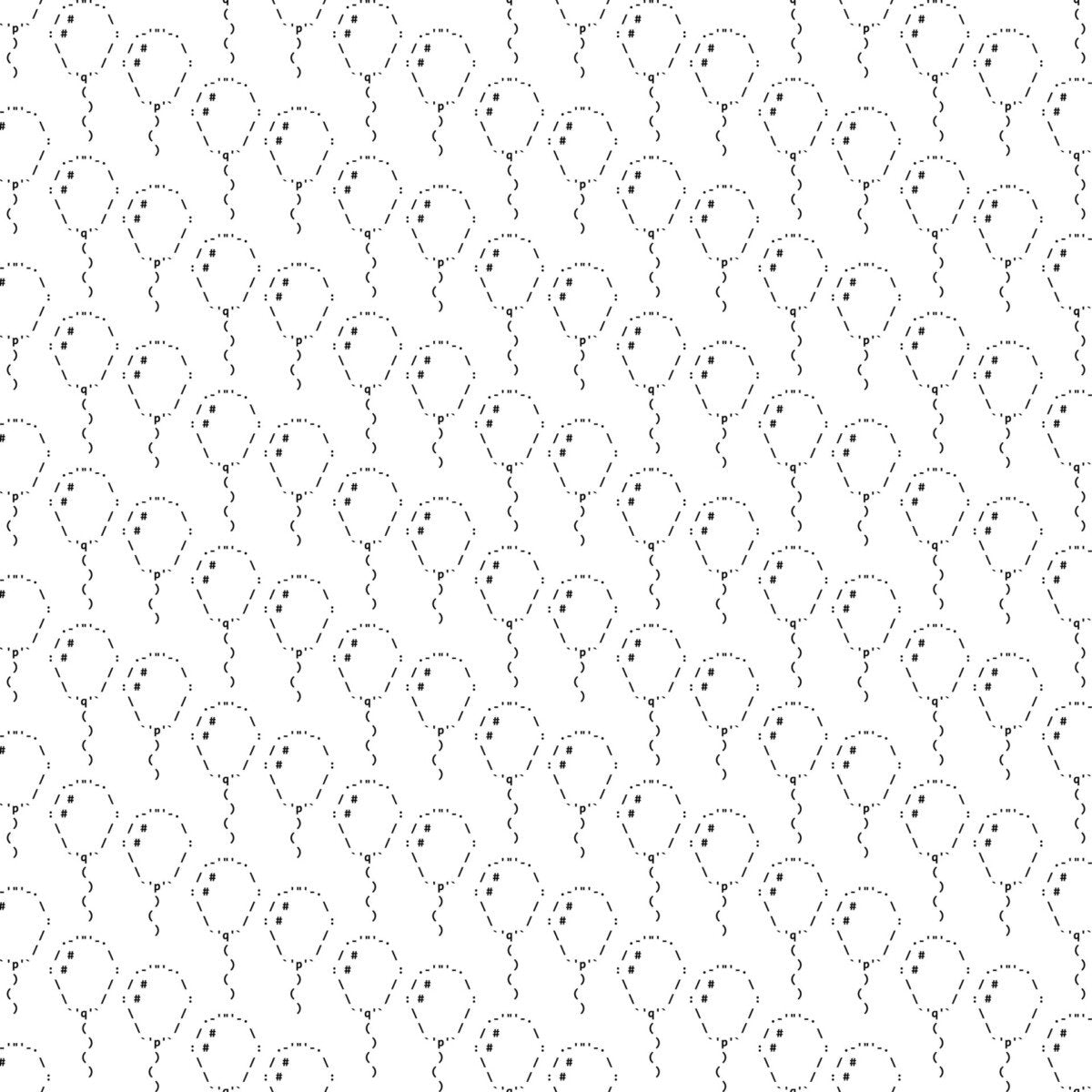 Ascii Art 11, Surface Design-Surface Design-The Design Craft