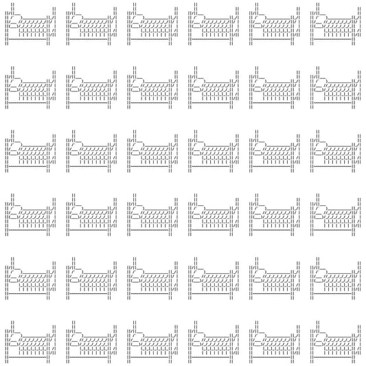 Ascii Art 12, Surface Design-Surface Design-The Design Craft