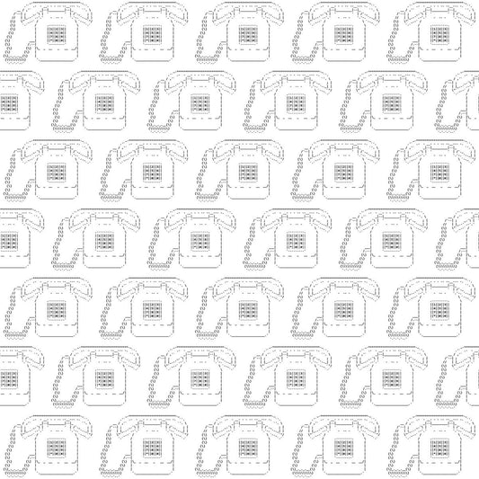 Ascii Art 3, Surface Design-Surface Design-The Design Craft