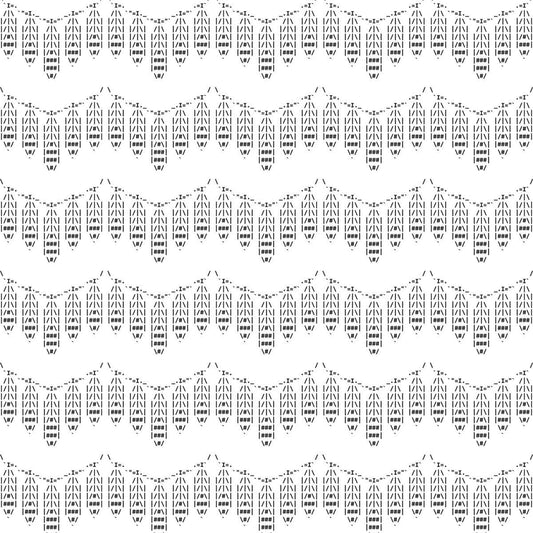 Ascii Art 4, Surface Design-Surface Design-The Design Craft