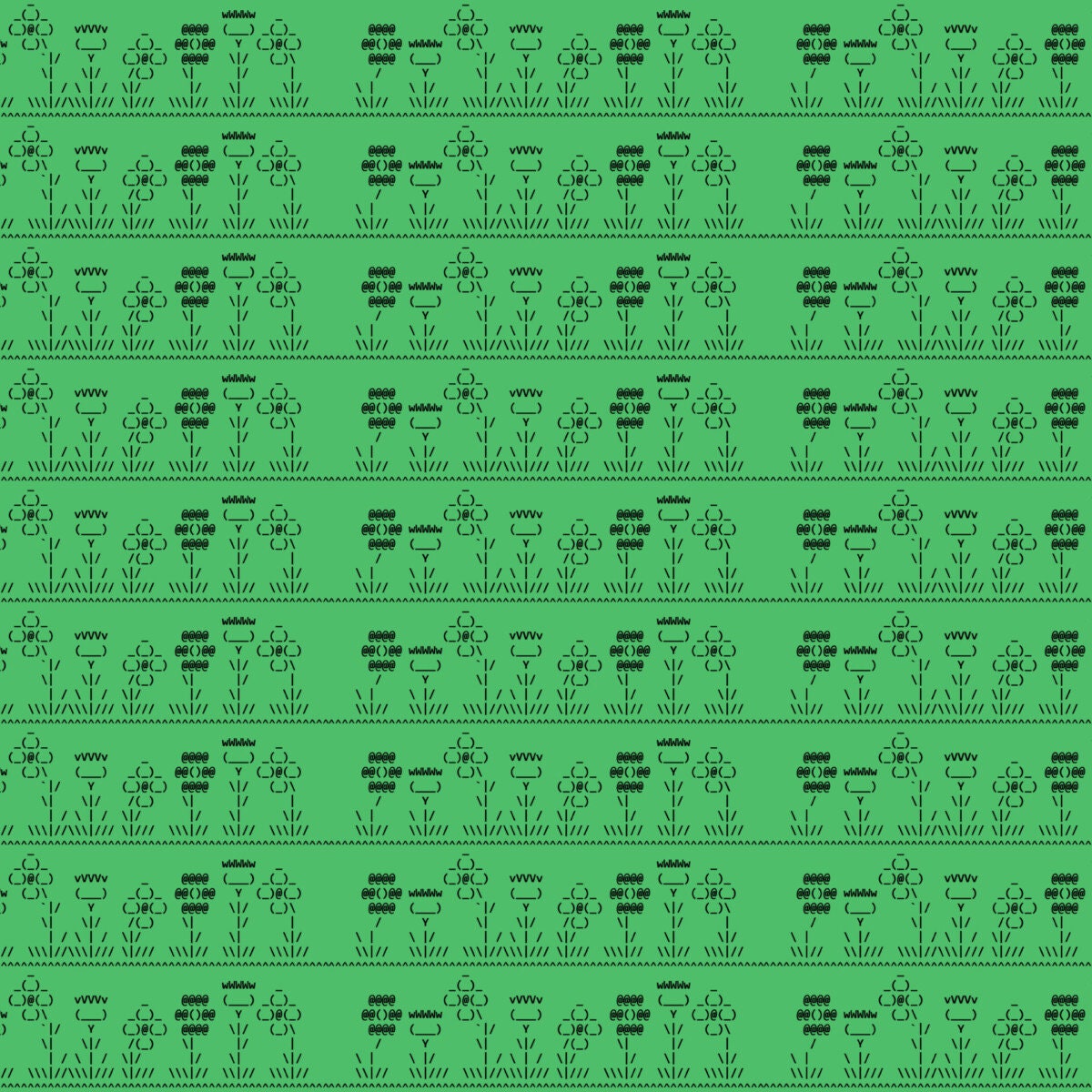 Ascii Art 6b, Surface Design-Surface Design-The Design Craft