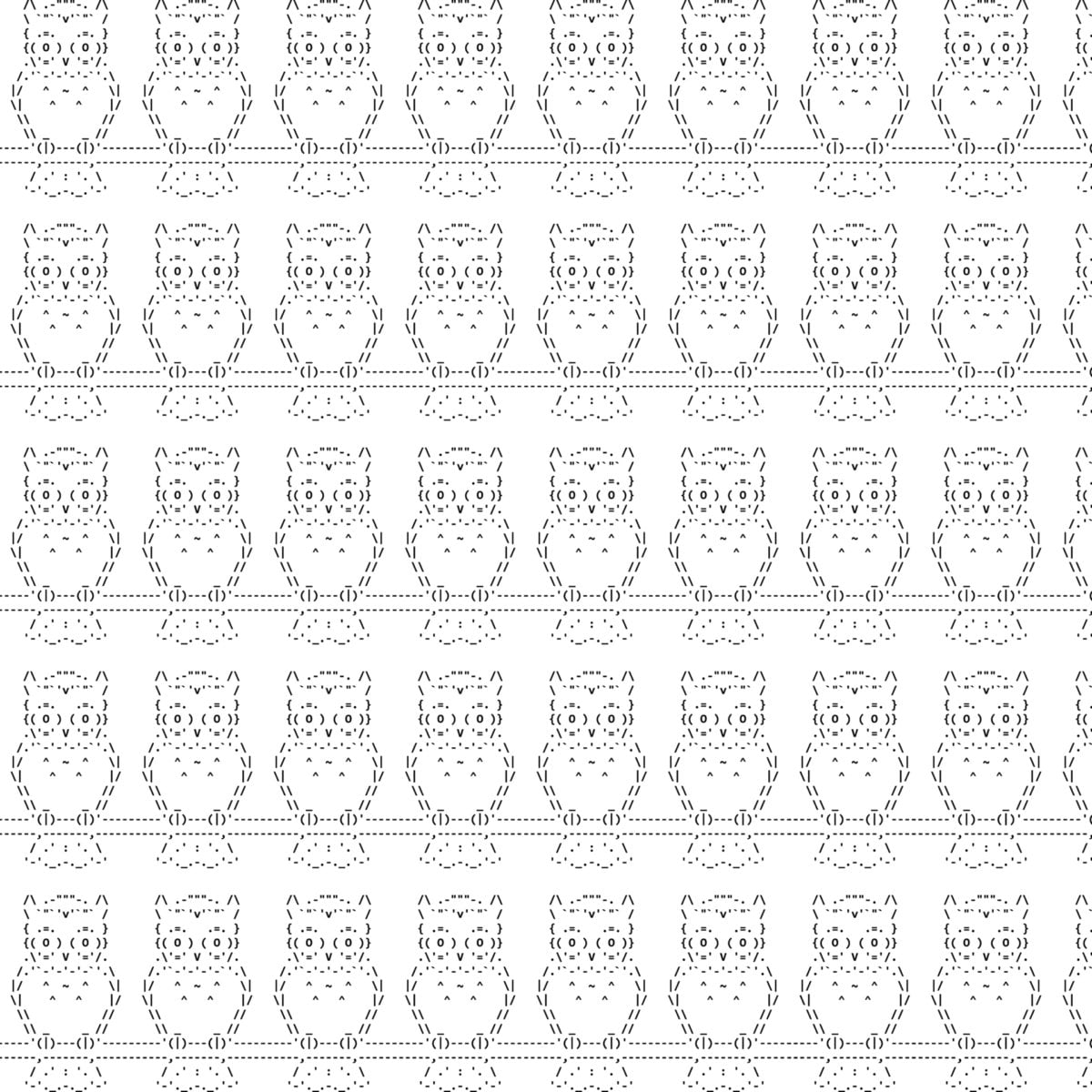 Ascii Art 7, Surface Design-Surface Design-The Design Craft