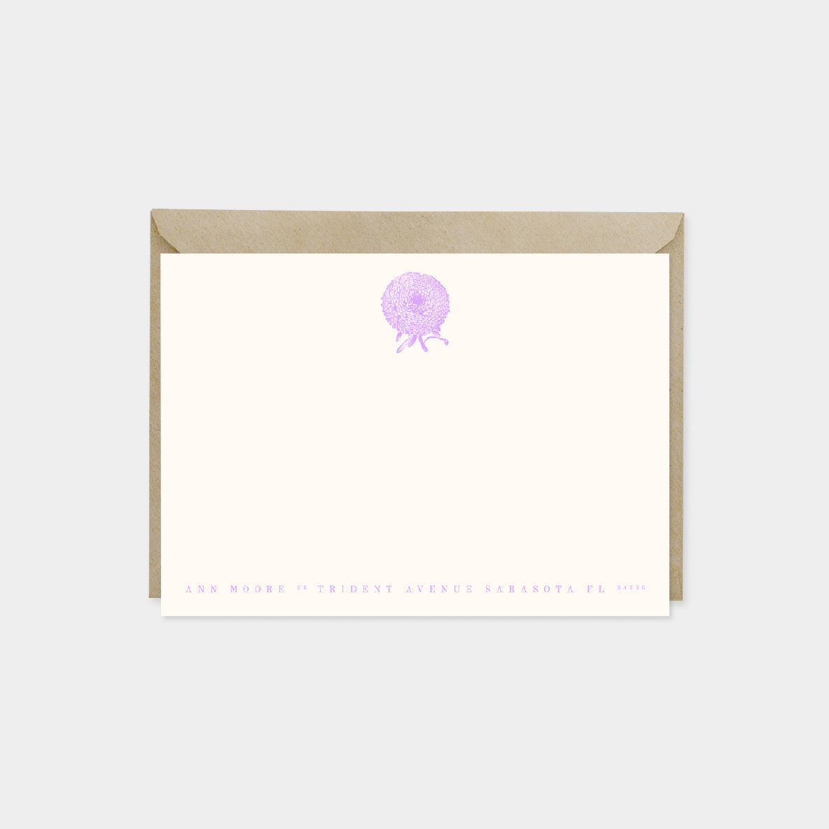 Aster Botanical Note Cards II-Greeting & Note Cards-The Design Craft