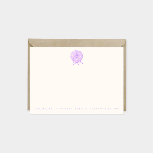 Aster Botanical Note Cards II-Greeting & Note Cards-The Design Craft