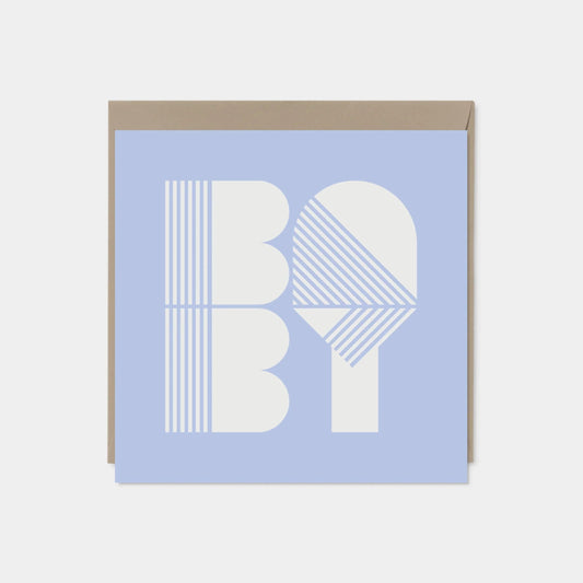 "BABY" Square Baby Announcement & Shower-The Design Craft