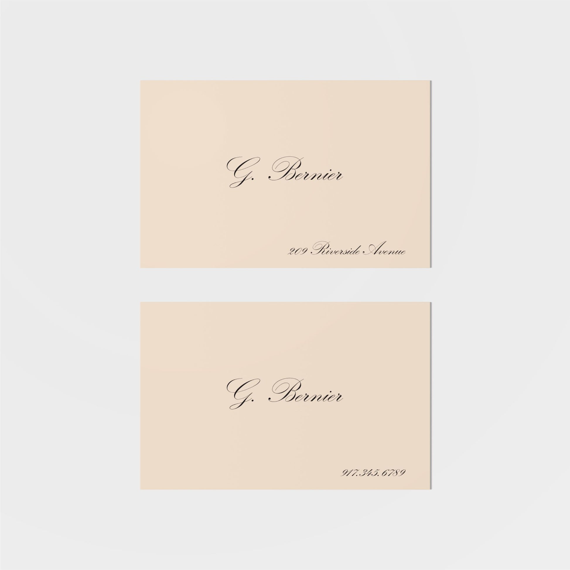 Bernier Calling Card-Calling Cards-The Design Craft