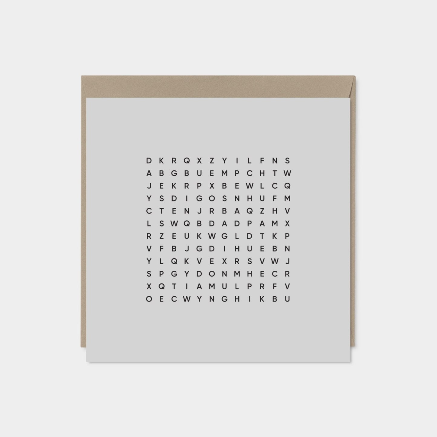 Best Dad Ever Square Word Search Card V-Greeting & Note Cards-The Design Craft