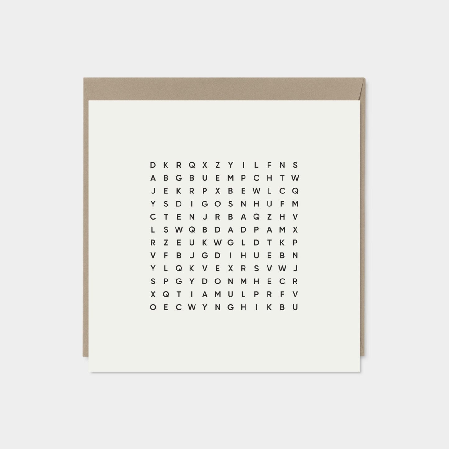 Best Dad Ever Square Word Search Card VI-Greeting & Note Cards-The Design Craft