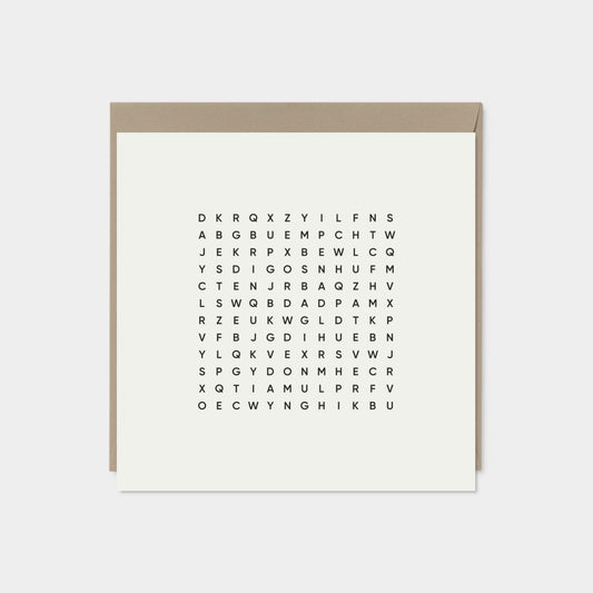 Best Dad Ever Word Search Father's Day-Greeting & Note Cards-The Design Craft