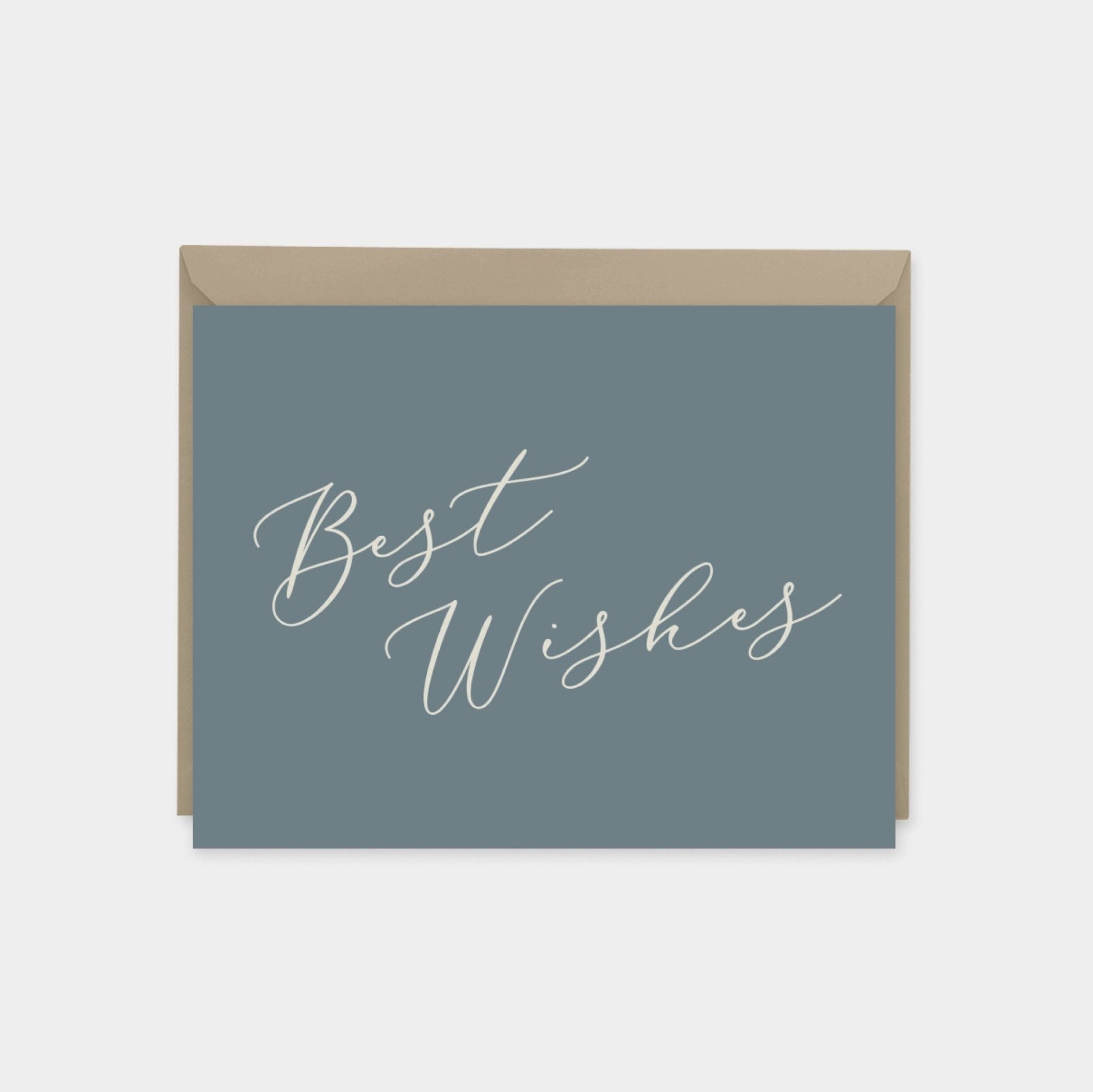 Best Wishes Calligraphy Card Set II-Greeting & Note Cards-The Design Craft