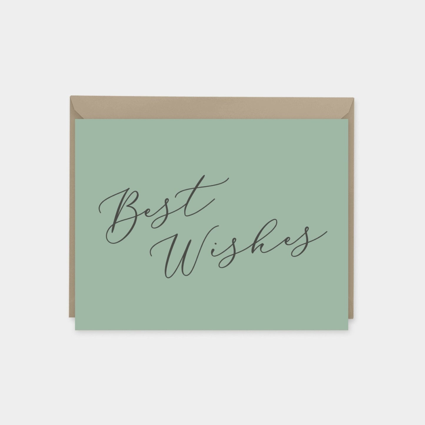 Best Wishes Calligraphy Script Card Set-Greeting & Note Cards-The Design Craft