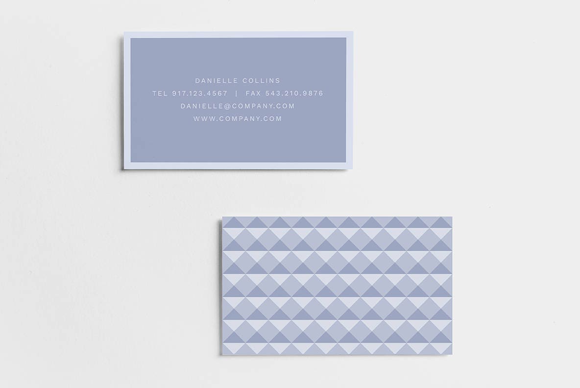 Bevel Business Card Template, Business-Greeting & Note Cards-The Design Craft