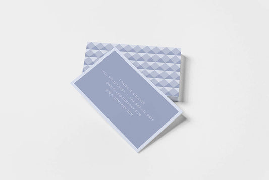 Bevel Business Card Template, Business-Greeting & Note Cards-The Design Craft