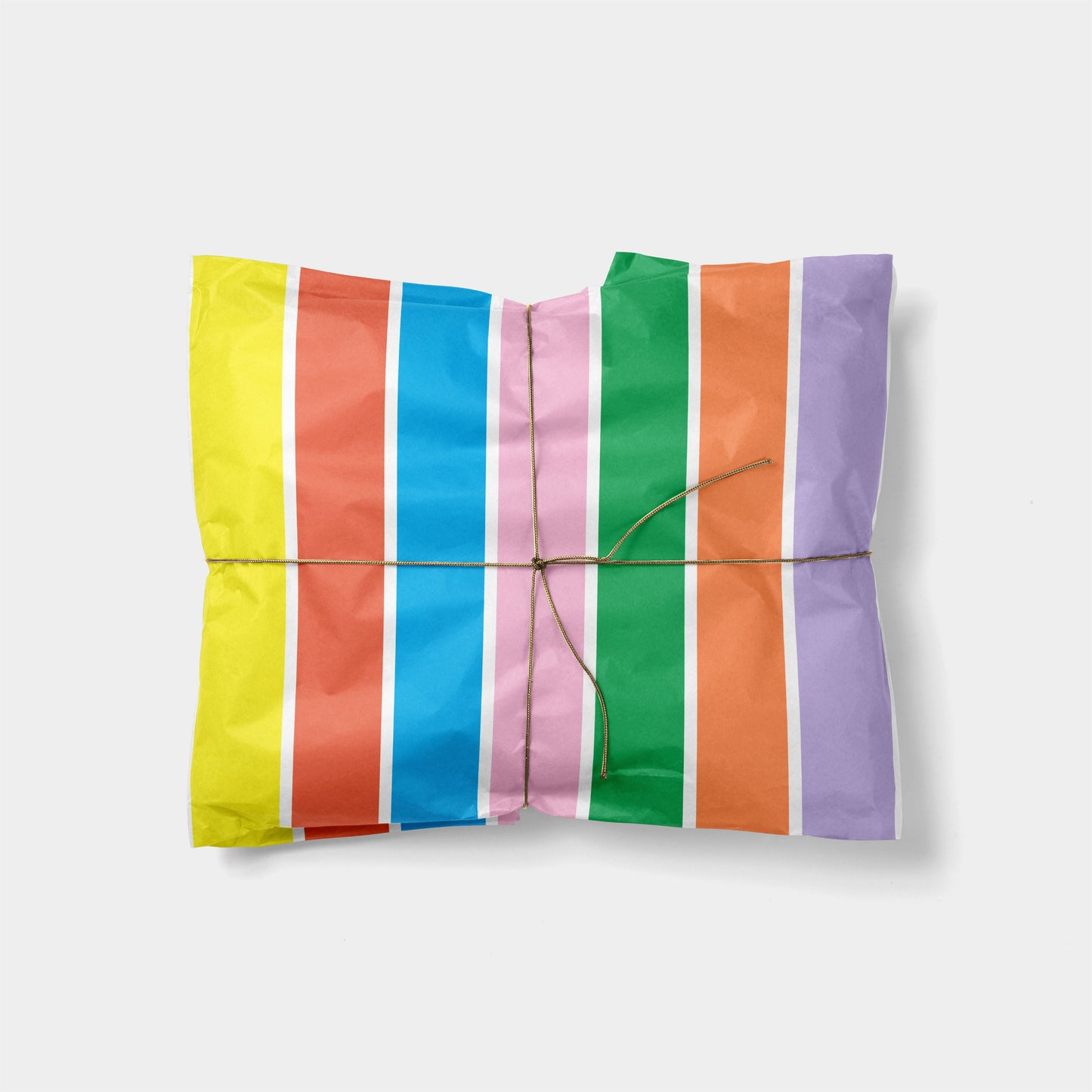 Big Multicolor Stripes Gift Wrap-Gift Wrapping-The Design Craft