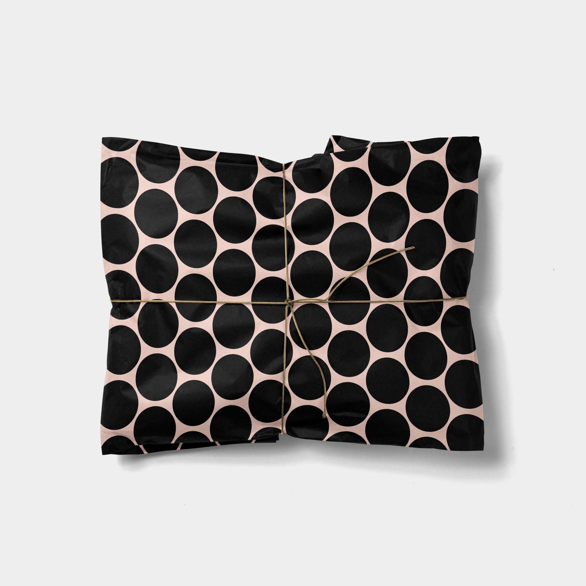 Big Oval Polka Dots Gift Wrap-Gift Wrapping-The Design Craft