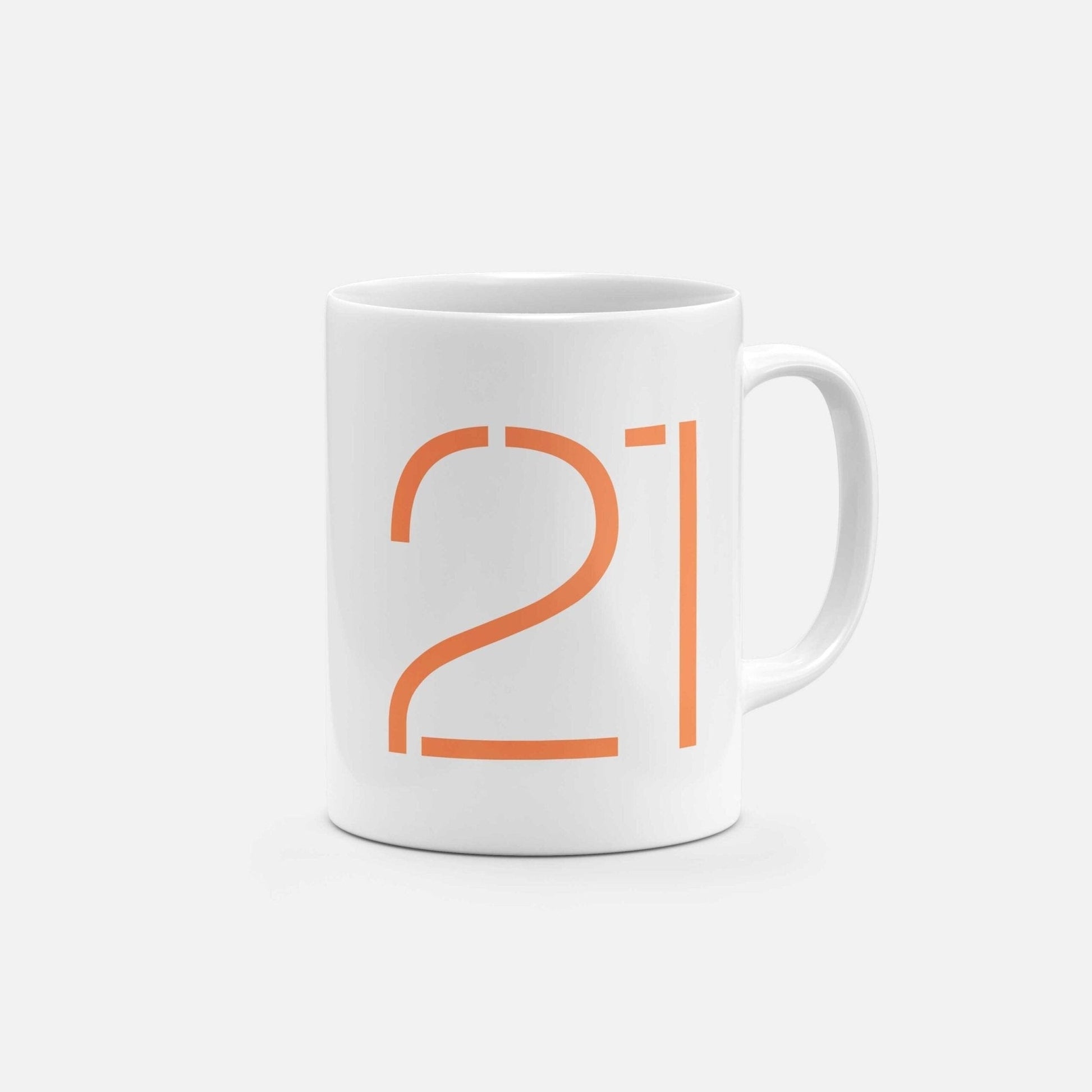 Birthday Number 11oz Mug X-Mugs-The Design Craft