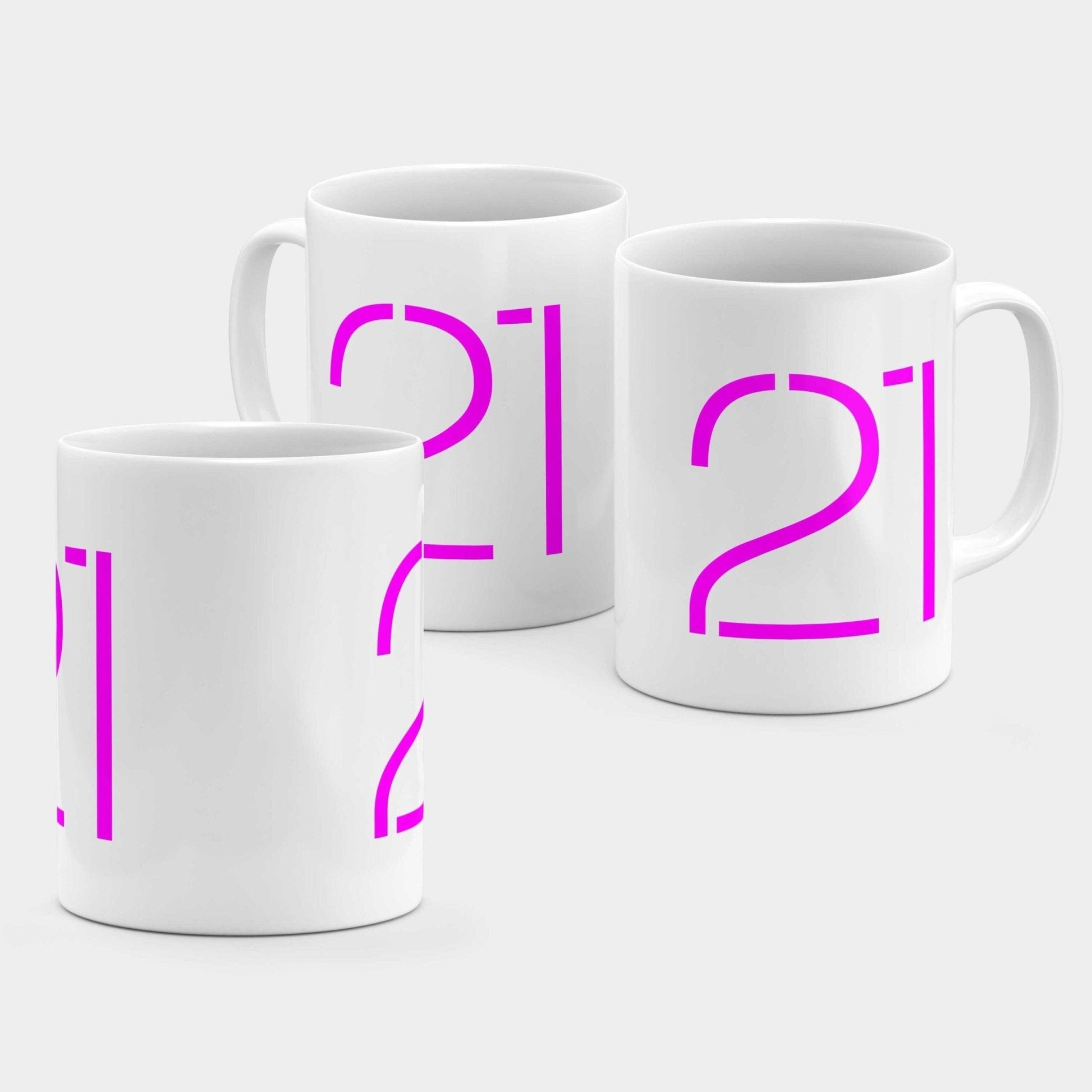 Birthday Number 11oz Mug XI-Mugs-The Design Craft