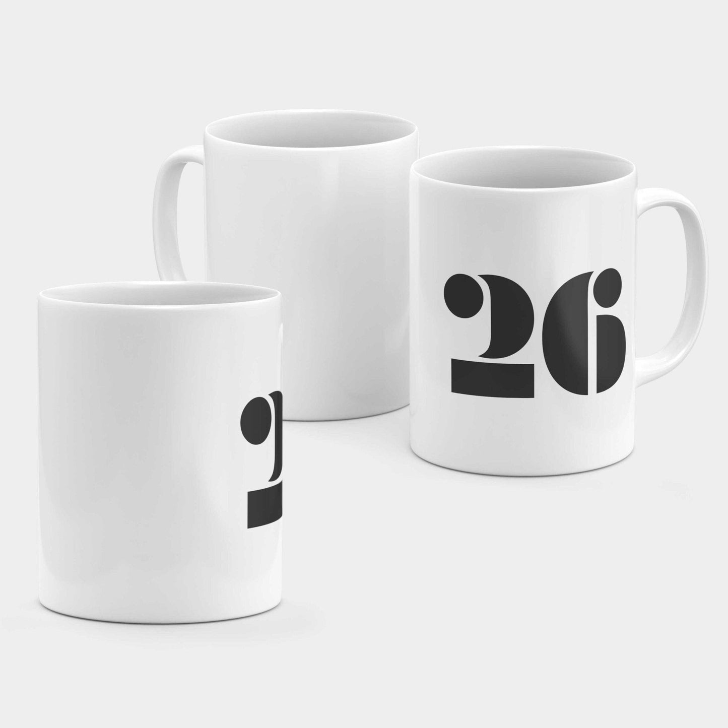 Birthday Number 11oz Mug XX-Mugs-The Design Craft