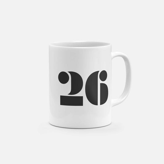 Birthday Number 11oz Mug XX-Mugs-The Design Craft