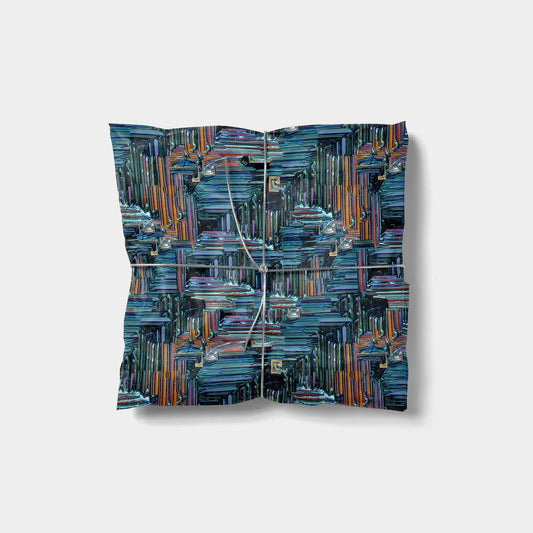Bismuth Crystals Gift Wrap-Gift Wrapping-The Design Craft