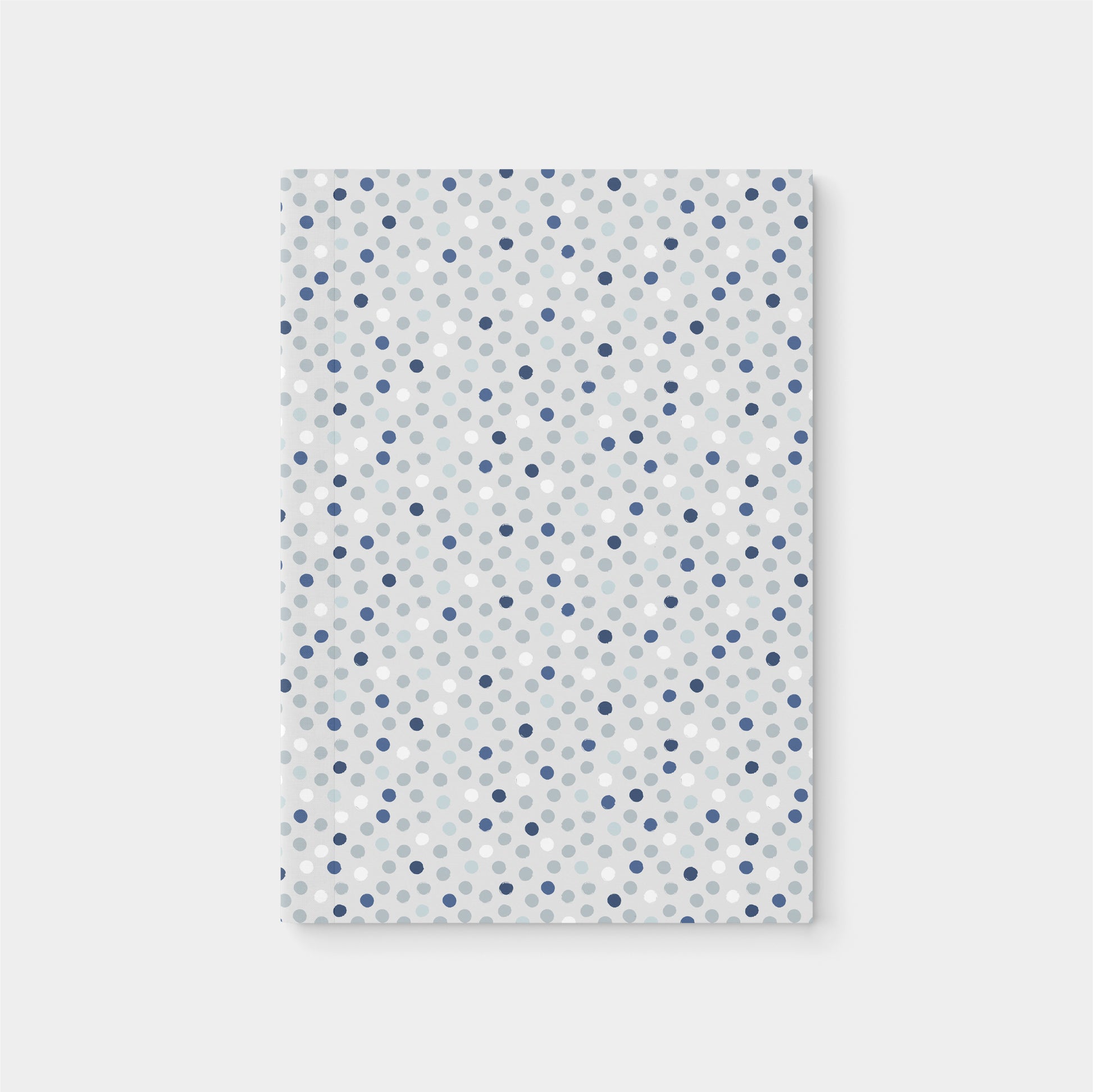 Blue Dots Softcover Notebook