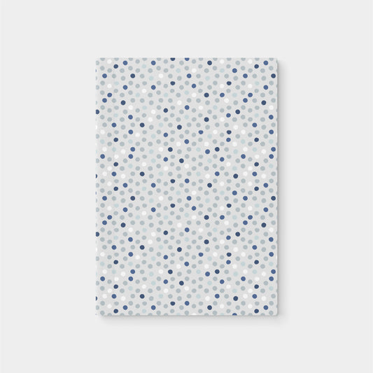 Blue Dots Softcover Notebook