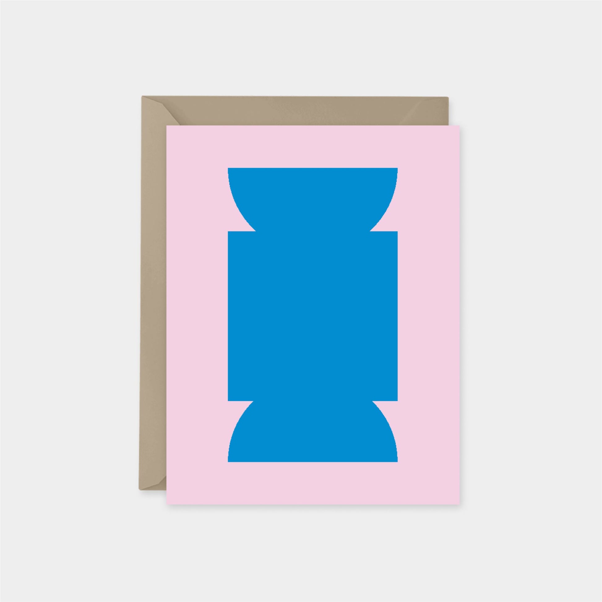 Blue Neo Shape Art Card XXII