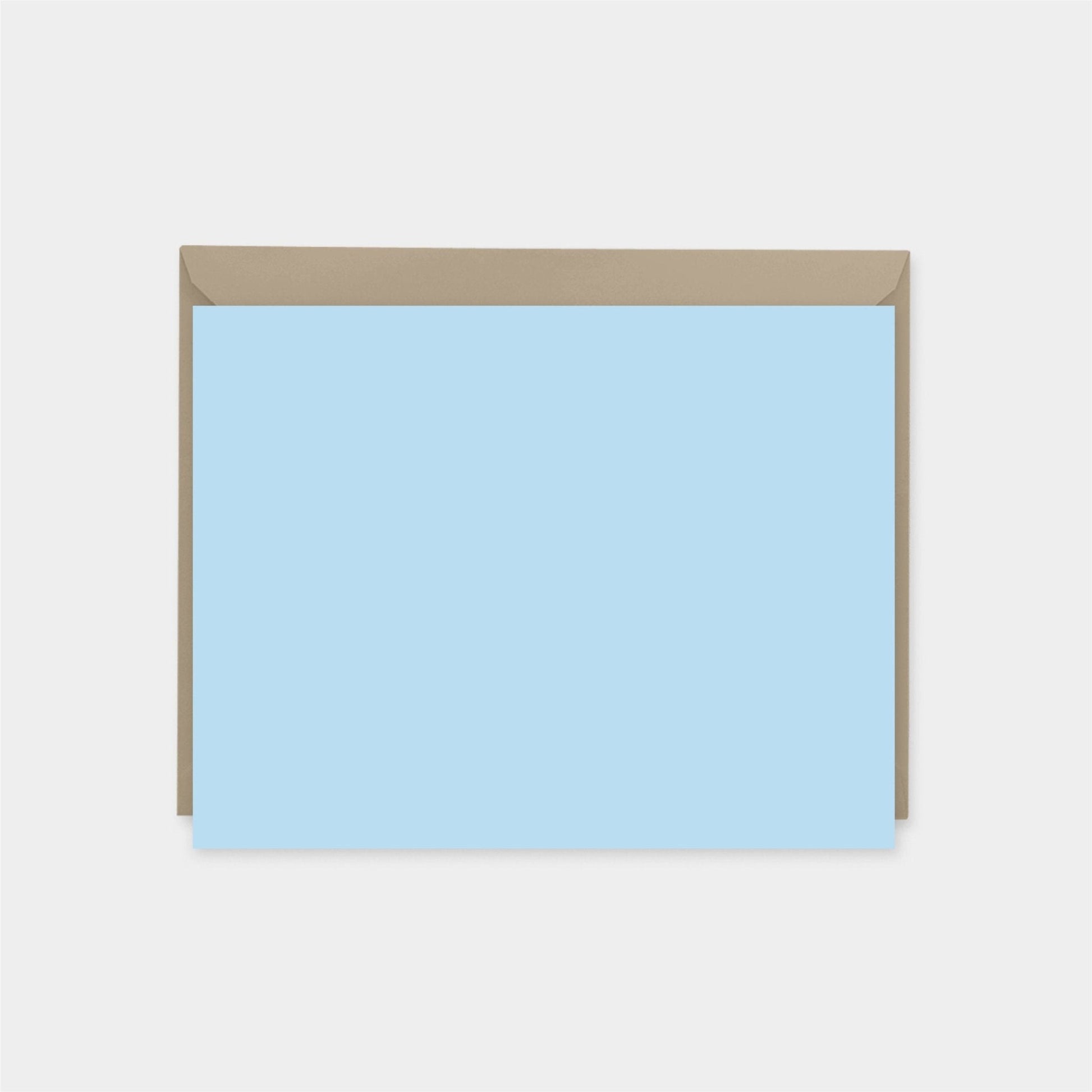 Blue Personalized Note Cards-Greeting & Note Cards-The Design Craft