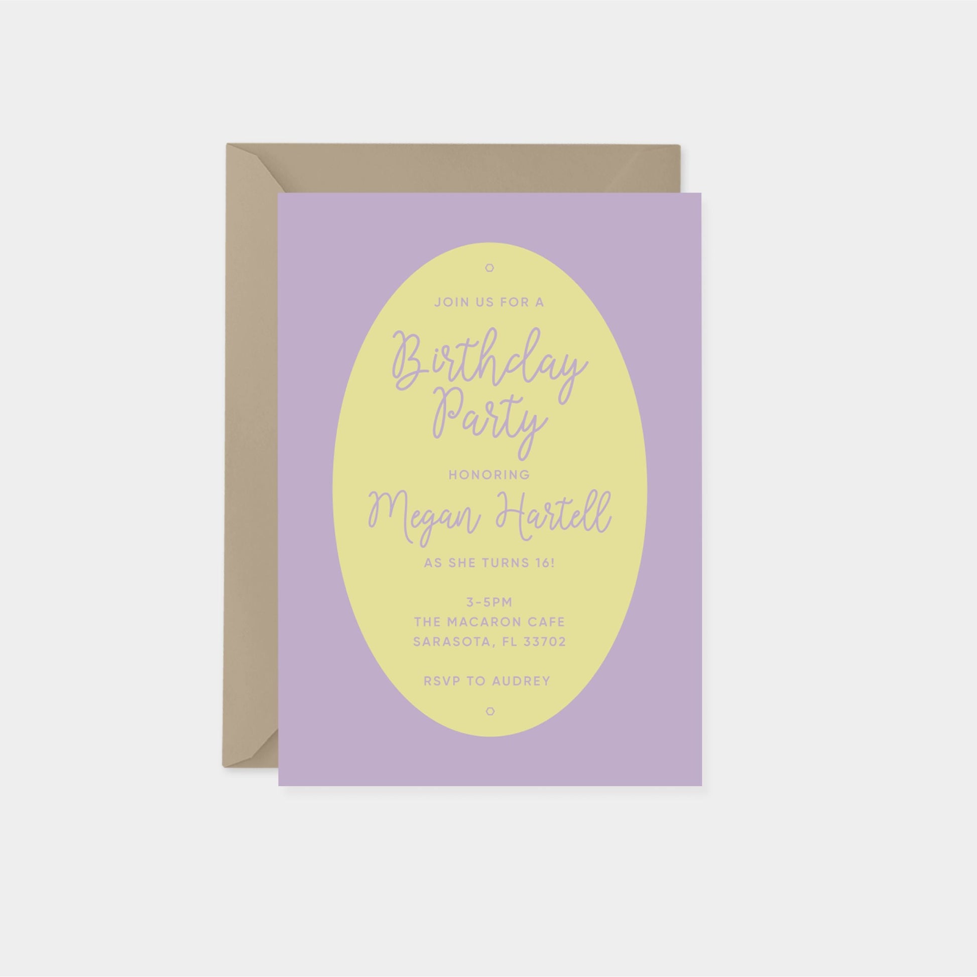 Bright Stripes Party Invitation III-The Design Craft