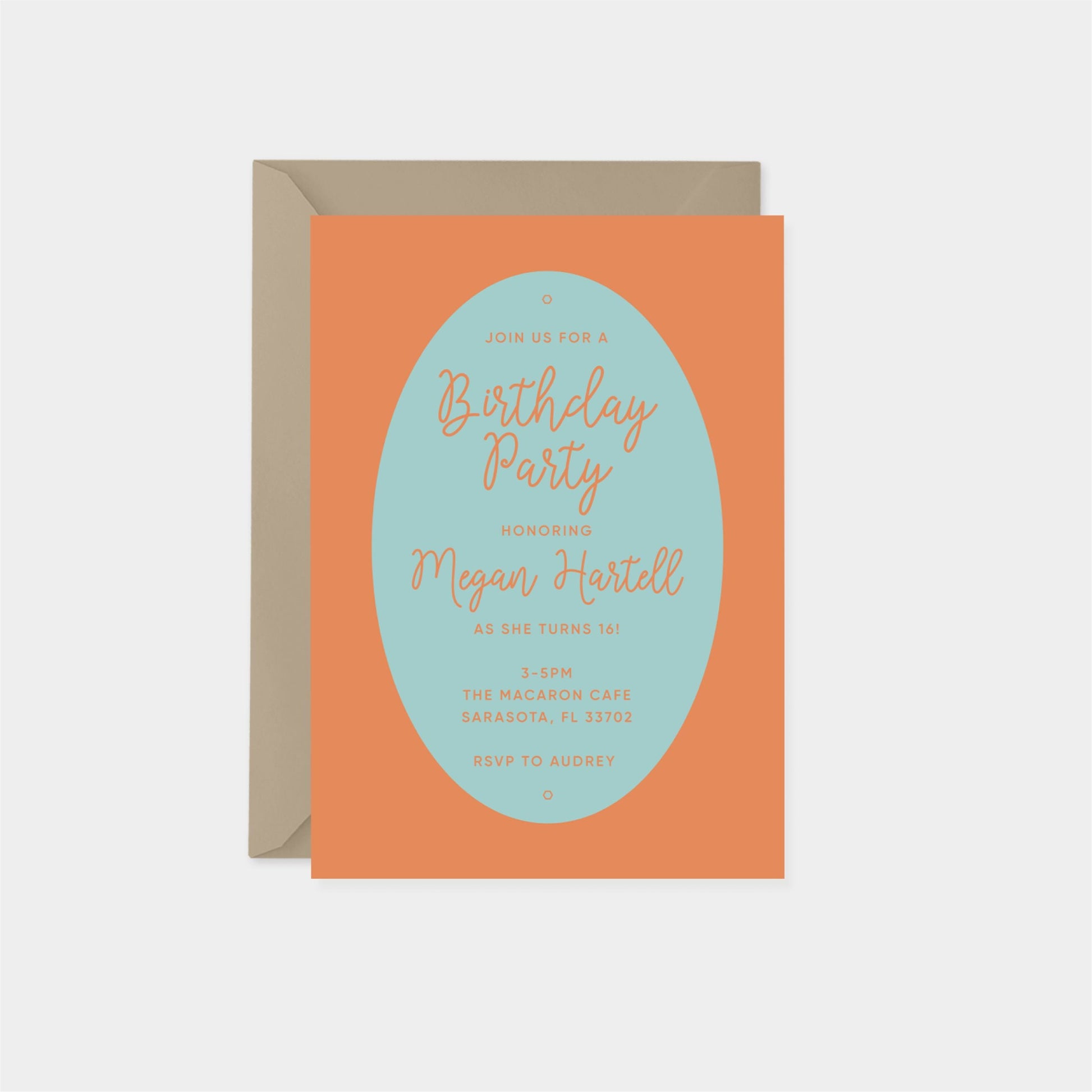 Bright Stripes Party Invitation V-The Design Craft