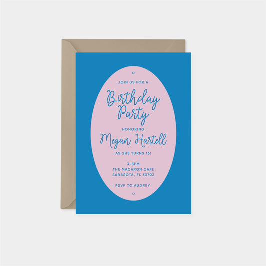 Bright Stripes Party Invitation VII-The Design Craft