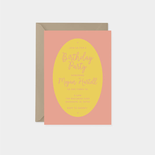 Bright Stripes Party Invitation XI-The Design Craft