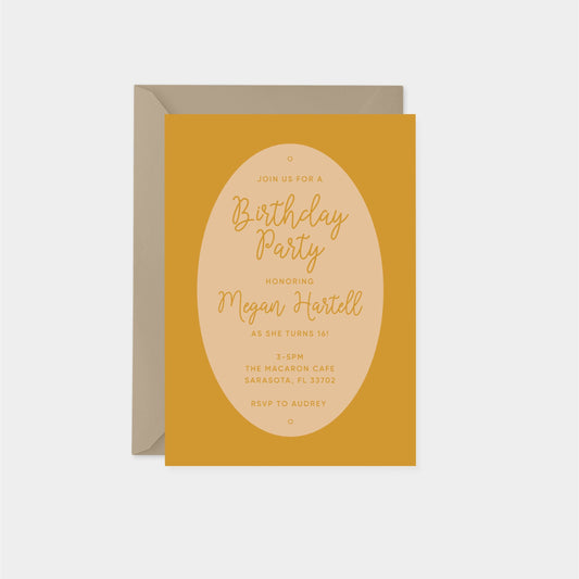 Bright Stripes Party Invitation XIV-The Design Craft