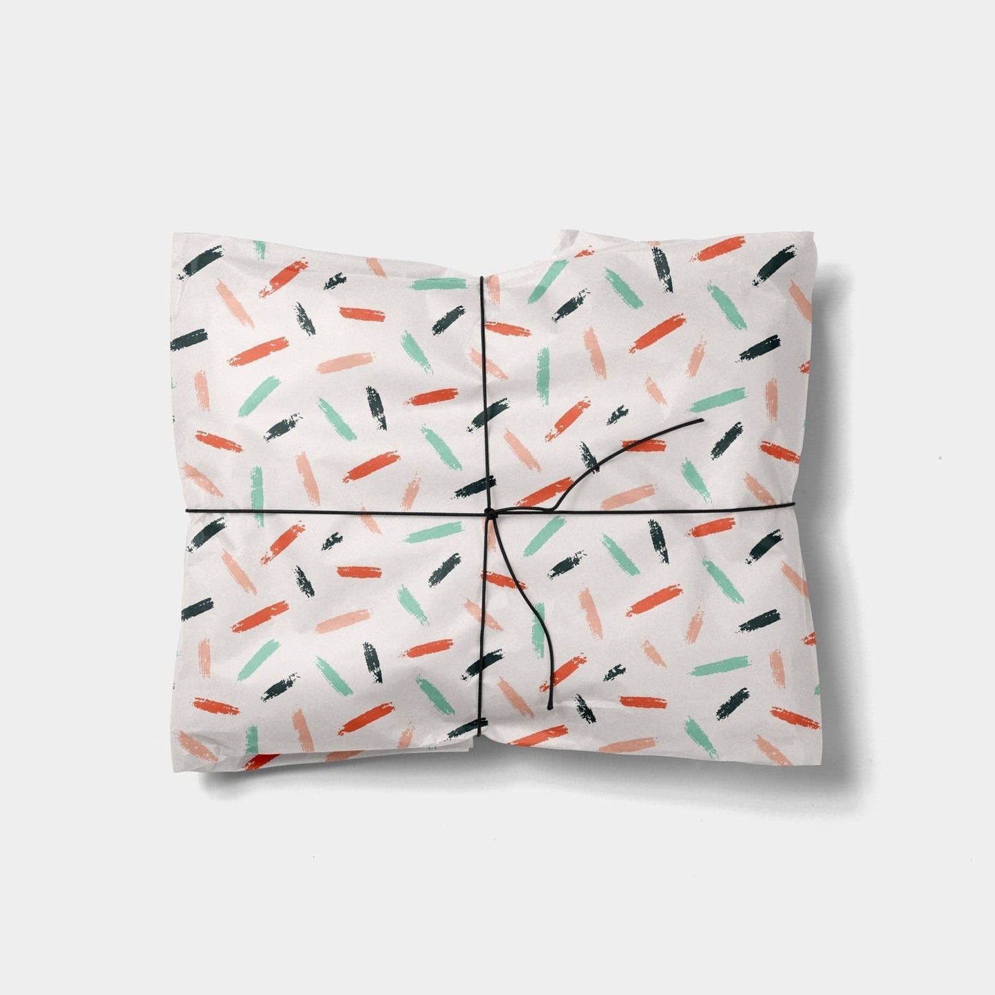 Brushstroke Pattern Gift Wrap-Gift Wrapping-The Design Craft