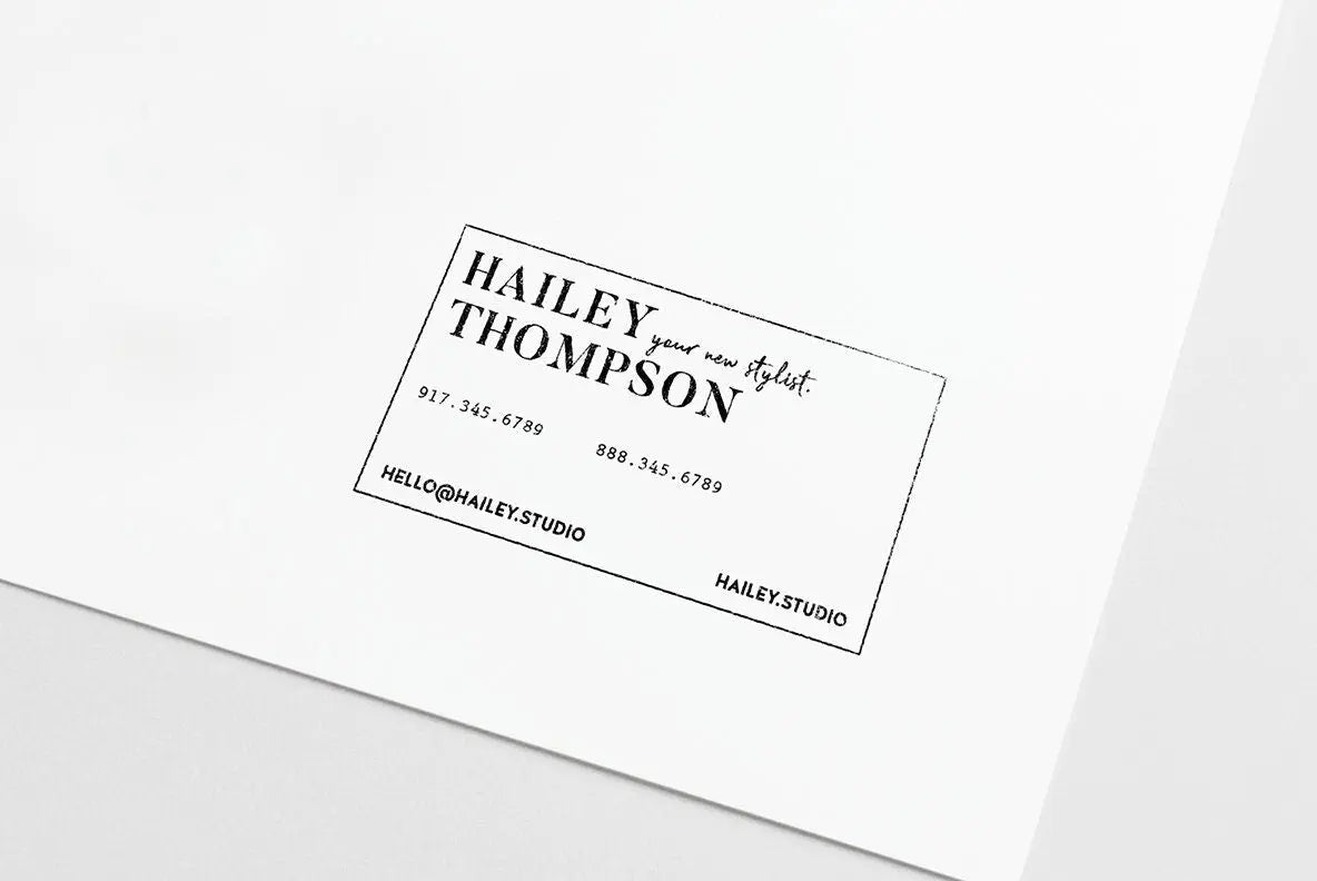 Business Card Stamp III