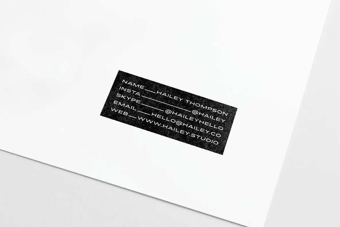 Business Card Stamp VII