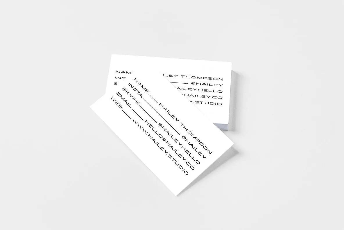 Business Card Stamp VII