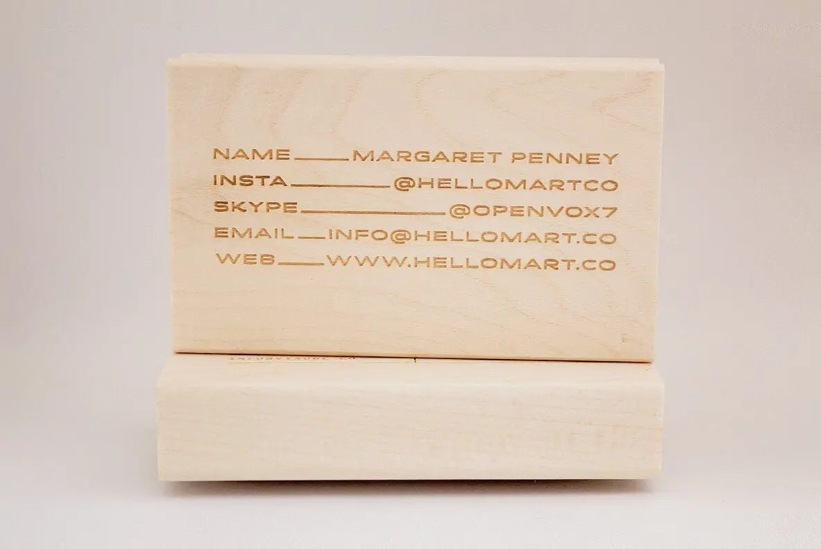 Business Card Stamp XIII
